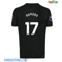 Camisa de time de futebol Tottenham Hotspur Cristian Romero #17 Replicas 2º Equipamento 2025-26 Manga Curta